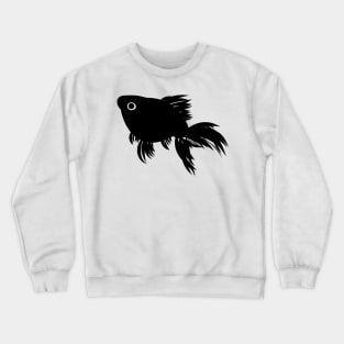 Goldfish Black White 4 Crewneck Sweatshirt
